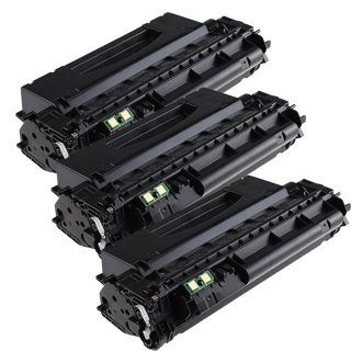 Hp Q7553x (53x) Compatible Black Laser Toner Cartridge (pack Of 3)