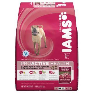 Iams Proactive Health Adult Lamb Meal and Rice Premium Dog Nutrition, 13.3 Pound  Dog Food 
