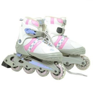 Ultra Wheels Transformer Kids Adjustable White/ Pink In line Skates