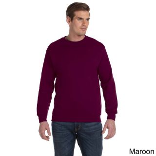 Gildan Gildan Mens Dryblend 50/50 Fleece Crew Sweater Brown Size L