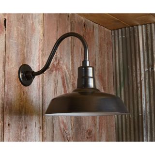 NPower Multi-Mount Warehouse Barn Light — 12in. Dia., Black  Outdoor Lighting