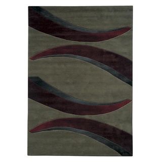 Mystique Red Arches Rug (7.10 X 10.10)