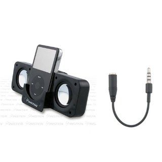 eForCity BLACK Stereo Speaker Dock Compatible with iPhone® iPod Touch® 4 G  Cell Phones & Accessories
