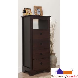 Furniture Of America Furniture Of America Laurel Ii 4 drawer Dresser Chest Espresso Size 4 drawer