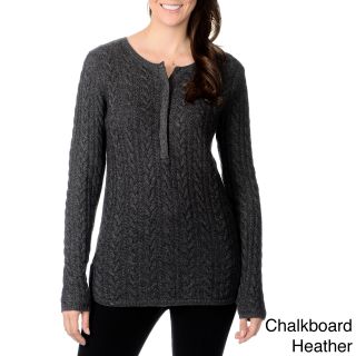 Ply Cashmere Ply Cashmere Womens Cable Knit Sweater Grey Size XS (2  3)