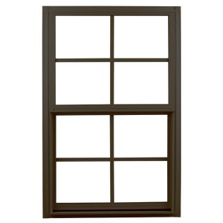 Ply Gem 1500 Series Aluminum Double Pane Single Hung Window (Fits Rough Opening 24 in x 48 in; Actual 23.25 in x 47.25 in)