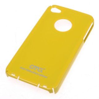 Neewer 	 Yellow Round Hole Protector Shell Plastic Case For Apple iPhone 4S Cell Phones & Accessories