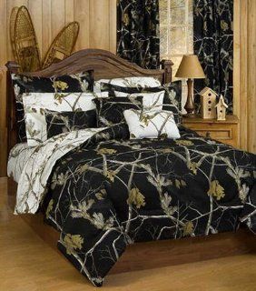AP Black and White Camo   Camouflage Comforter & Sham Set   Home And Garden Products