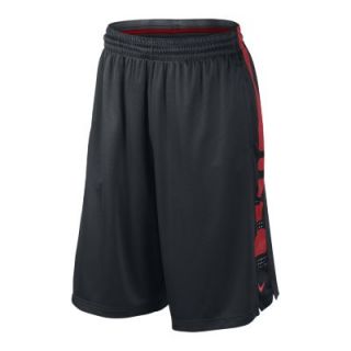 Nike Elite Stripe Mens Basketball Shorts   Black