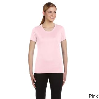 Alo Alo Sport Womens Performance Short Sleeve T shirt Pink Size XXL (18)