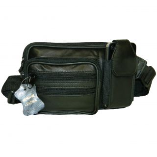 Hollywood Small Rectangle Leather Fanny Pack