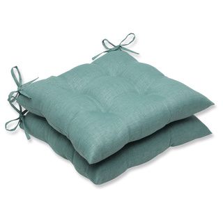 Pillow Perfect Outdoor Green Wrought Iron Seat Cushion (set Of 2)