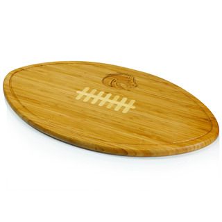 Picnic Time Kickoff Boise State Broncos Engraved Natural Wood Cutting Board