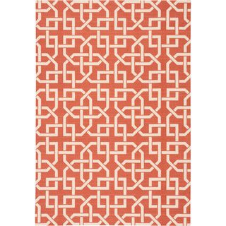 Nourison Home And Garden Indoor/outdoor Rust Rug (79 X 1010)