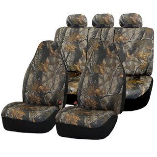 Fh Group Hunting Camouflage Airbag safe Car Seat Covers (full Set)