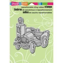 Stampendous Cling Rubber Stamp 5.5 X4.5 Sheet   Toy Car