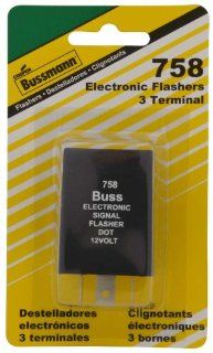 Bussmann (BP/758 RP) 12.6 Amp 12V DC Carded Heavy Duty Electronic Flasher Automotive