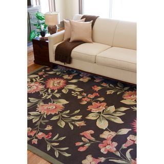 Hand hooked Taylor Transitional Floral Indoor/ Outdoor Area Rug (9 X 12)