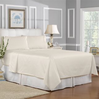 Aspire Linens Pima Cotton 750 Thread Count Solid Luxury Sheet Set Off White Size Full