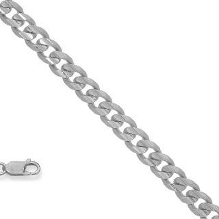14k Solid White Gold 1.5 mm (1/16 Inch) Gourmette Chain Necklace 20" w/ Lobster Claw Clasp Jewelry