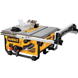 DEWALT DW745 10 Inch Compact Job Site Table Saw with 20 Inch Max Rip Capacity   Power Table Saws  
