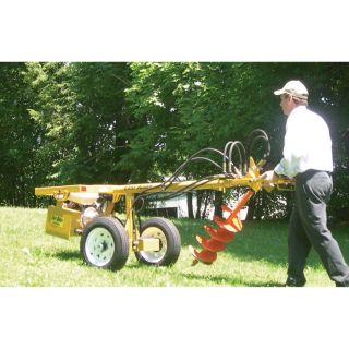 Easy Auger Hydraulic Earth Auger with Self Propulsion System— 270cc Engine, 350 Ft.-Lbs. of Torque, Model# EA93HSPT  Auger Powerheads, Bits   Extensions