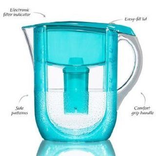 Brita Grand Water Filter Pitcher, Turquoise Versailles, 10 Cup Kitchen & Dining