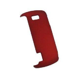 Rubberized Red Snap On Cover Case for LG VS760 Cell Phones & Accessories