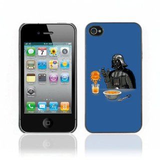 ARTCASES CollectionsTM Black Hard Back Case for Apple iPhone 4 & 4S ( Funny Darth Vader Breakfast ) Cell Phones & Accessories
