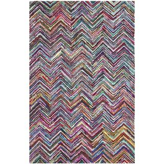 Safavieh Handmade Nantucket Multicolored Cotton Rug (5 X 76)