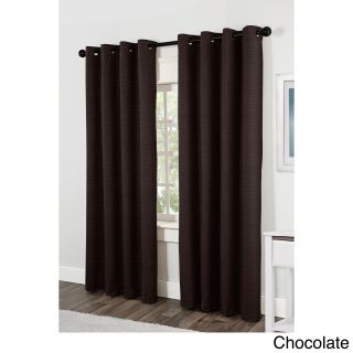 Amalgamated Textiles Inc. Matka Grommet Top 84 Inch Curtain Panel Pair Brown Size 54 x 84