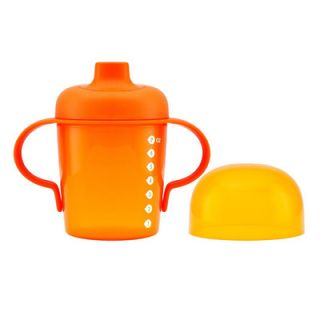 Boon Sip Short Firm Spout 7 oz Sippy Cup B10114 / B10115 Color Orange