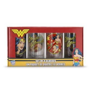 Wonder Woman Boxed Pint Glass Set of 4