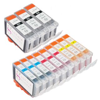 Sophia Global Compatible Ink Cartridge Replacement For Canon Bci 3e And Bci 6 (3 Large Black, 3 Cyan, 3 Magenta, 3 Yellow)