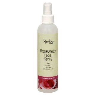 Reviva Labs Facial Spray, Rosewater, For Normal to Dry Skin, 8 Ounces (Pack of 3) Beauty