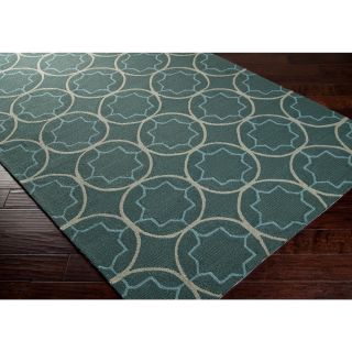 Hand hooked Dolly Contemporary Geometric Indoor/ Outdoor Area Rug (5 X 8)