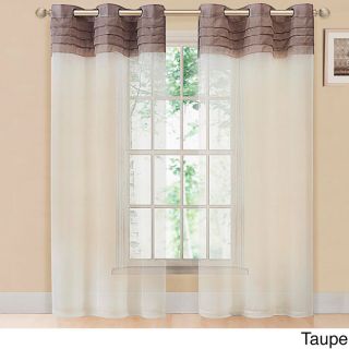 Eastgate 84 inch Pleated Voile Grommet Curtain Panel