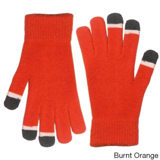 Vintage Home Entertainment Grippem Unisex Micro velvet Touch Screen Gloves Orange Size One Size Fits Most