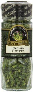 McCormick Gourmet Collection, Chopped Chives, 0.12 Ounce  Chives Spices And Herbs  Grocery & Gourmet Food