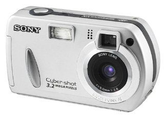 Sony DSCP32 Cybershot 3.2MP Digital Camera  Point And Shoot Digital Cameras  Camera & Photo