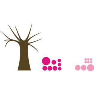 Alphabet Garden Designs Polka Dot Candy Tree Wall Decal child121