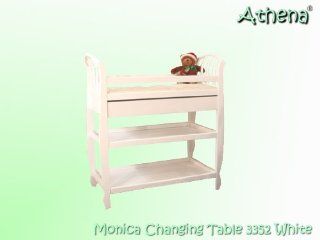 AFG Monica Changing Table with Drawer   White  