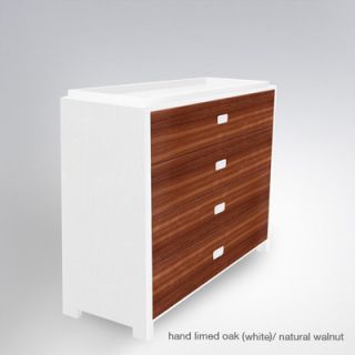 ducduc Campaign 4 Drawer Changer Camp4DC AC Finish Natural Walnut