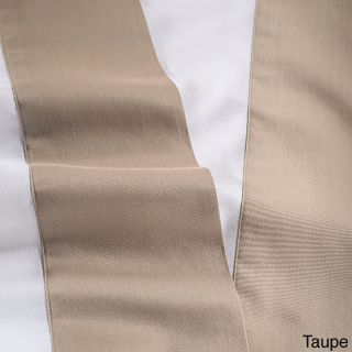 Westport Linens Contrast Border Cotton Sateen 400 Thread Count Sheet Set Tan Size Full