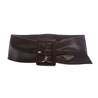 Prada Black Nappa Leather Sash Belt
