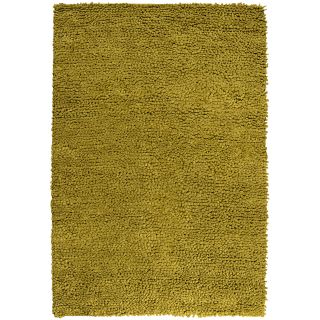 Surya Carpet, Inc. Hand woven New Zealand Felted Wool Plush Shag Area Rug (8 X 10) Beige Size 8 x 10