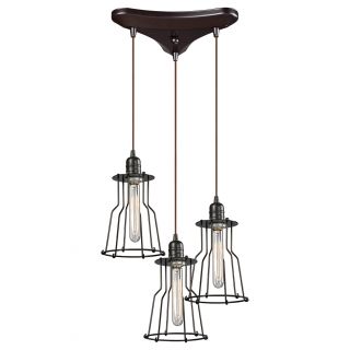 French Country 12 light Vintage Rust Chandelier