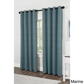 Amalgamated Textiles Inc. Matka Grommet Top 84 Inch Curtain Panel Pair Blue Size 54 x 84