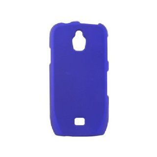 Blue Hard Snap On Cover Case for Samsung Exhibit 4G SGH T759 Cell Phones & Accessories