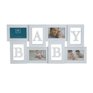Melannco Baby 4 opening Floating Photo Collage Off White Size Other